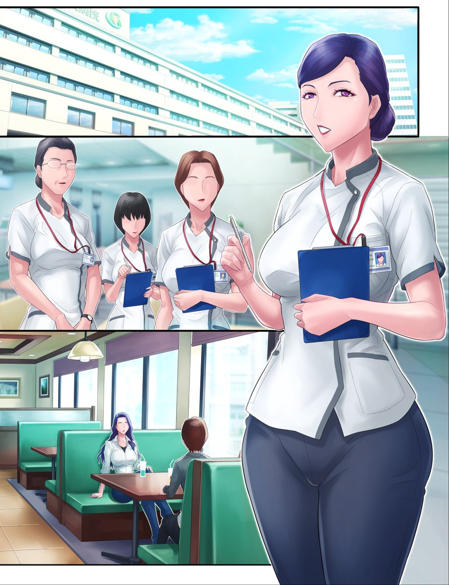 制作中の「ふたりの母」からナースのお母さん。
厳しそうに見えて実は激甘なお母さん・・・ではなく、本当に厳しいお母さんです 