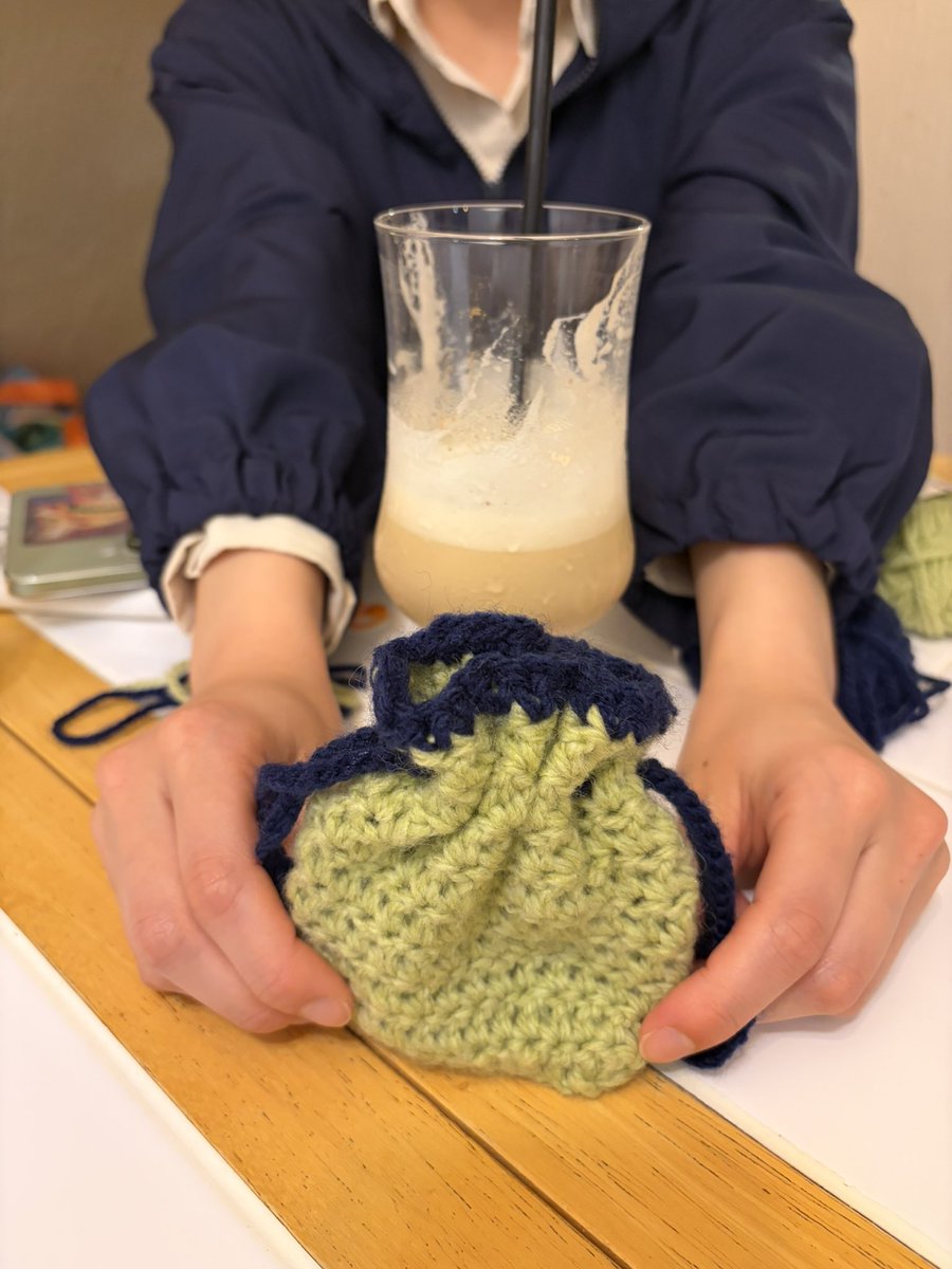 yacorochet's tweet photo. 友達が編み物2日目でここまで編めるように！！！！！！！感動🥺✨ https://t.co/1z7lLuh5HW