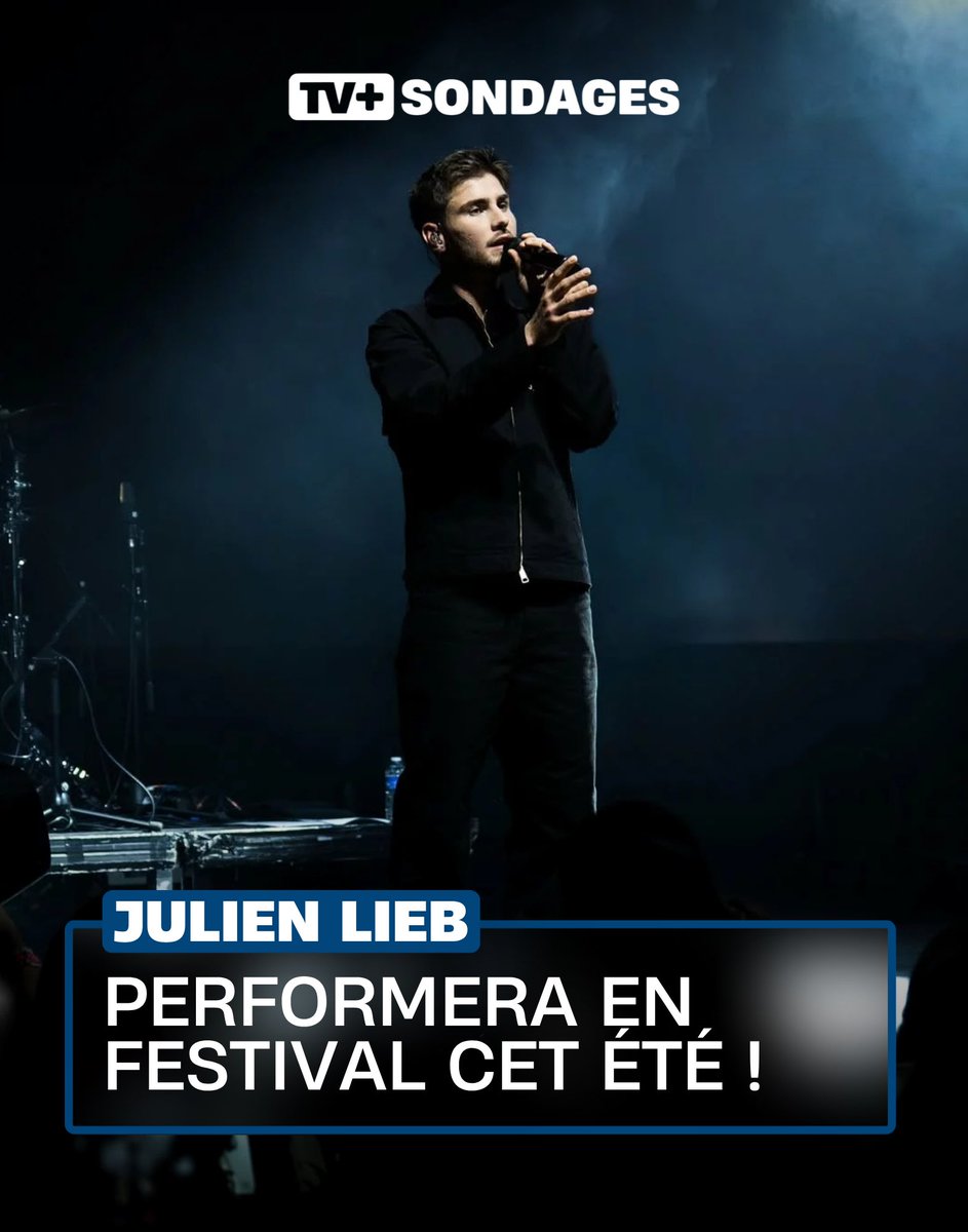 tvplussondages's tweet image. Comme beaucoup d’artistes cet été, #JulienLieb performera dans plusieurs festivals !  Voici déjà les premières dates annoncées (d’autres dates seront annoncées par la suite) !

🎫 billetterie ici : julienliebofficiel.fr

| #StarAcademy