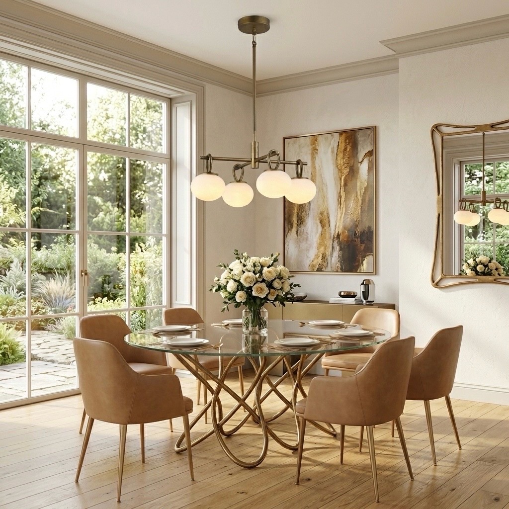 Artcraftlight's tweet image. SWIPE | The Velora LED chandelier in legacy brass is simply beautiful day or night…
(From designer Sarah Baeumler)

#ledchandelier #diningroomdecor #interiordecor #lightingideas