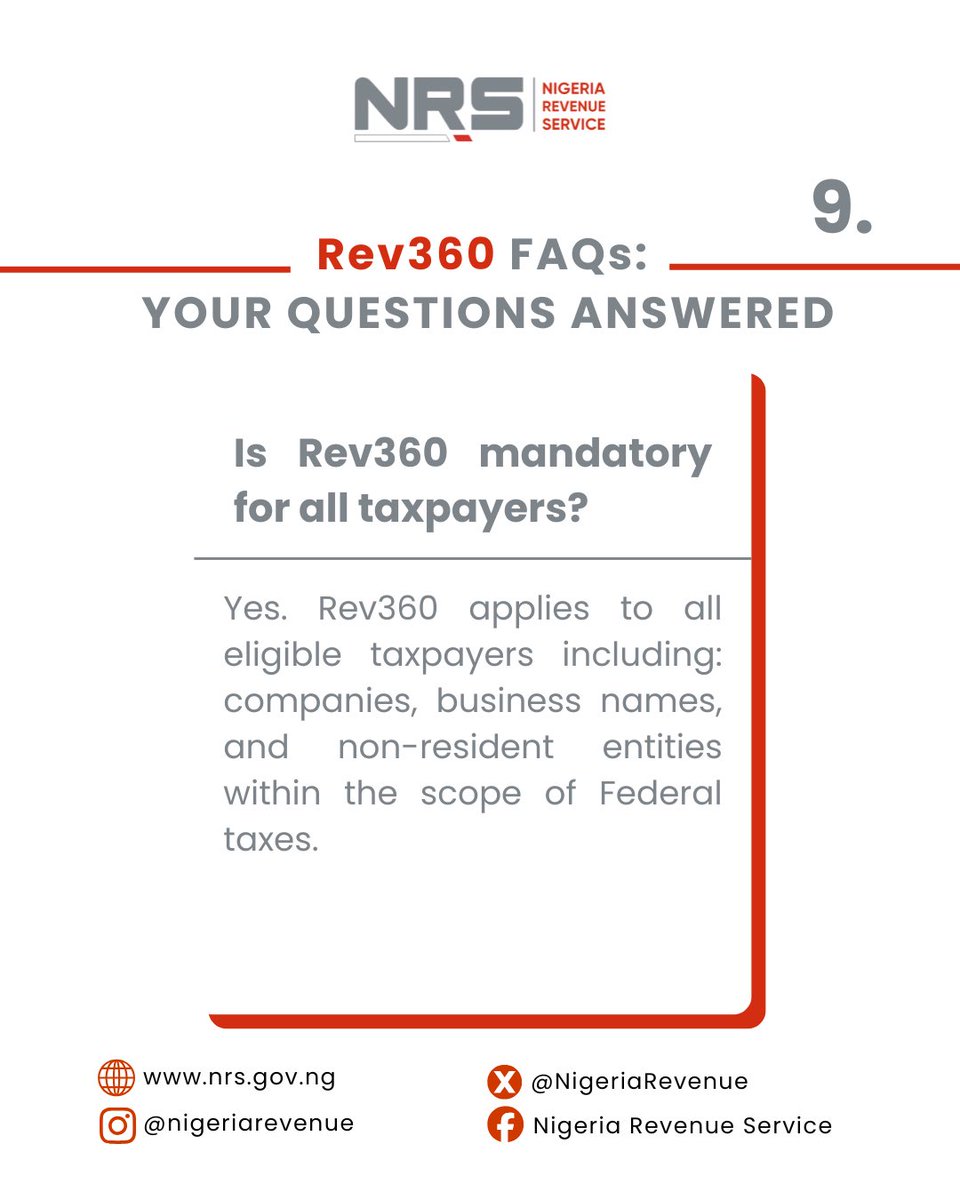 Nigeria Revenue Service (NRS) tweet media