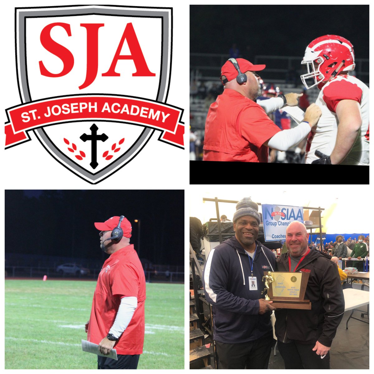 DonohueJr's tweet image. St. Joe Academy welcomes Hall of Fame and  #MultiSport Coach Ronn Flaim to the SJA Family as Assistant Football, Head Indoor and Spring Track &amp;amp; Field Coach. 
#LetsGoStJoe🐾🏈🏃🏃‍♀️🏋‍♂️❤️🤍🇺🇸

@HammGazette @McGurkSports @HSSportsNJ @ACPressMulranen @RimbackSports @ACPressMcGarry