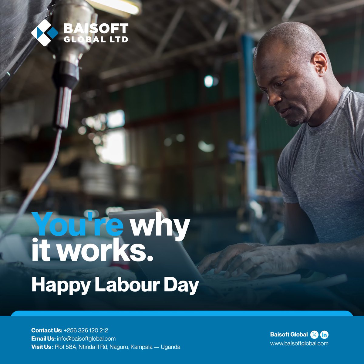 IKBAGAYA's tweet photo. At the core of every system is someone giving their best.* To those that drive the success of every system, we honor you. #HappyLaborDay https://t.co/GtpSxH5Sya