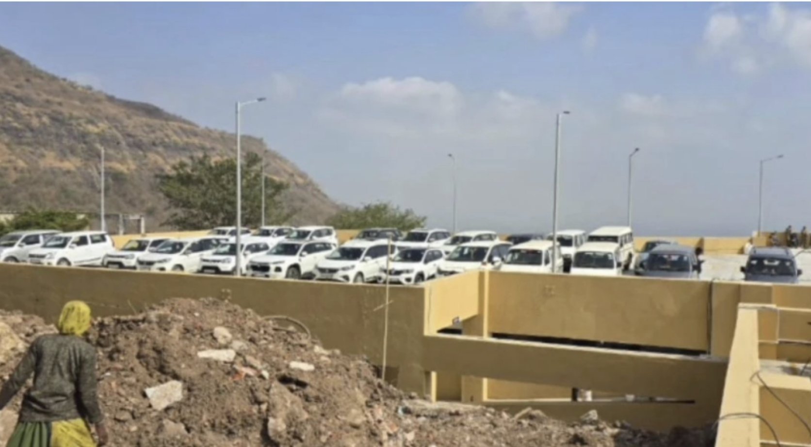 Multi-Level Parking with 500-Car Capacity Opens at Pavagadh