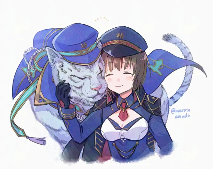ビャッコと蒼井 #ヘブバン
