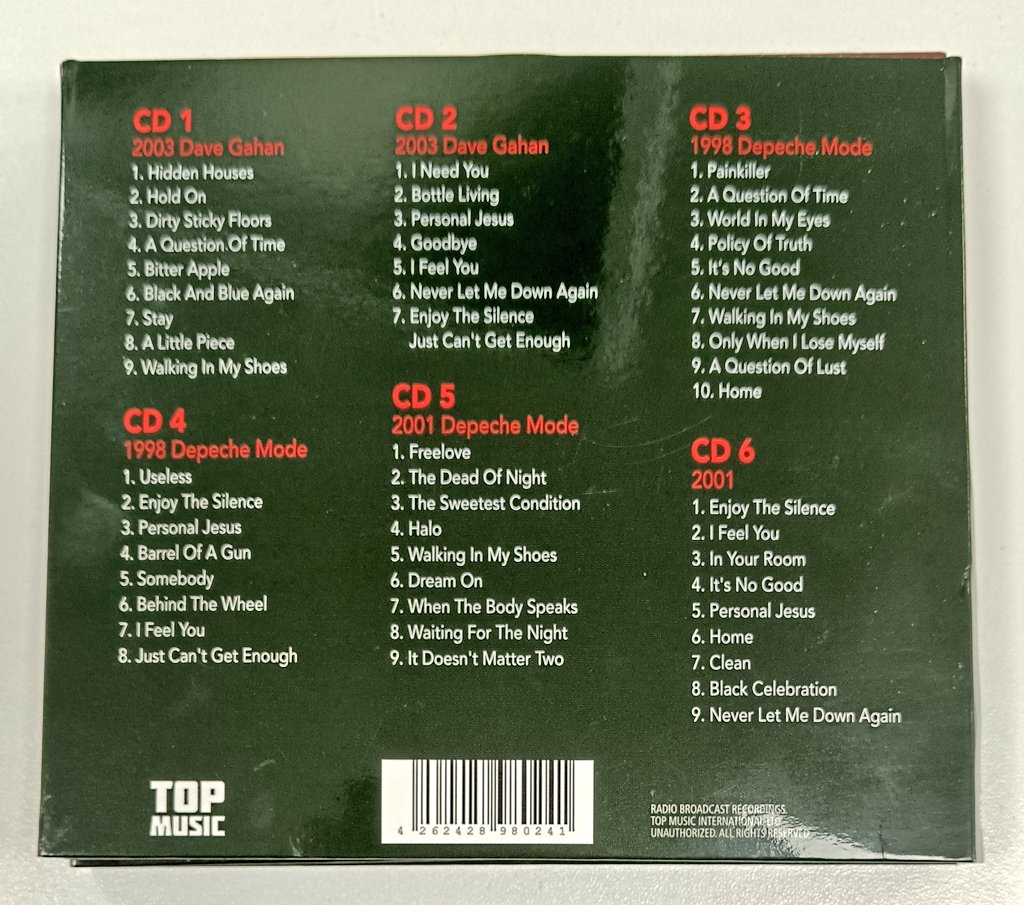 Polewka123's tweet image. Just arrived. 6 CDs of heavily pirated material! 

#DepecheMode