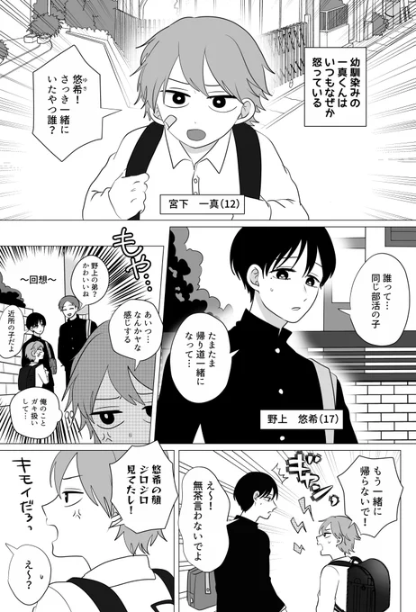 お題箱より「年下ツンデレ攻め×穏やか美人受け」です!リクエストありがとうございました 
