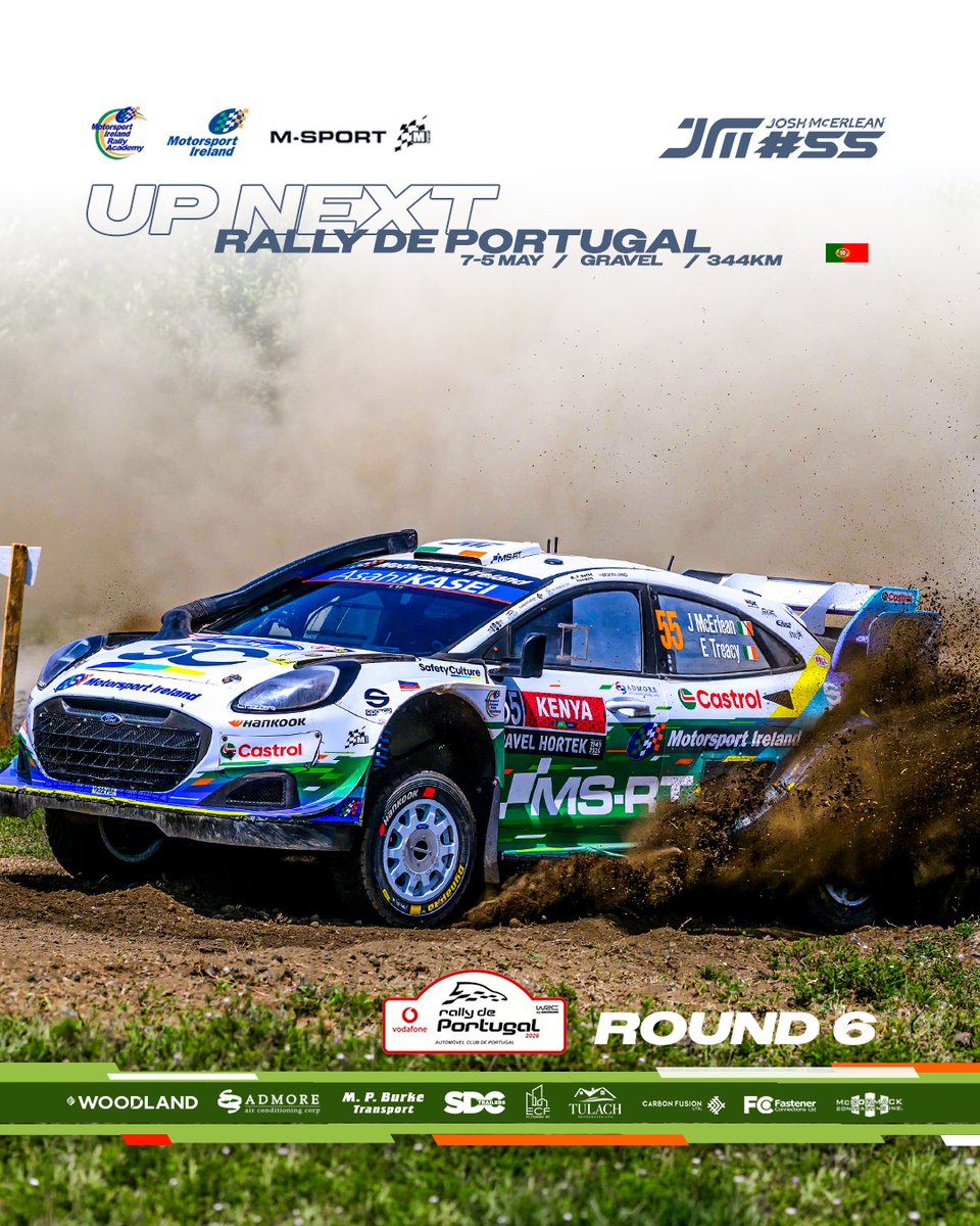 JoshMcErlean5's tweet image. 🔜🇵🇹
Oh good. Gravel.

#MIRallyAcademy #JM55 #WRC #WRCLive