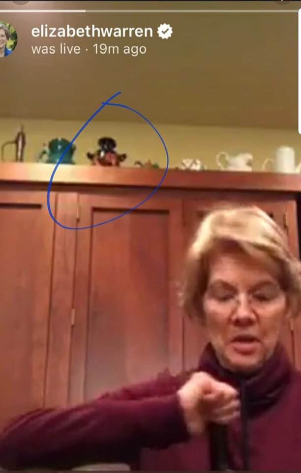 Real_Timmy_J's tweet photo. @SenWarren Parading ?  
Also, is this your mammy figurine? https://t.co/oRuCmrhzte
