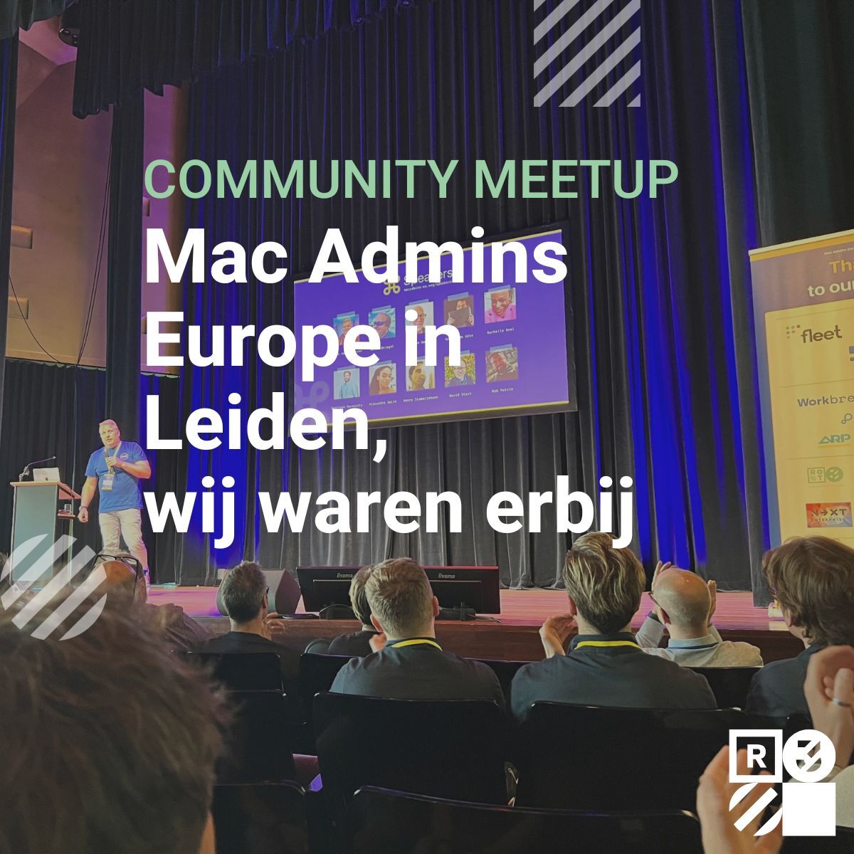 root3nl's tweet photo. 🤩 Gisteren waren we bij Mac Admins Europe. Iedere organisatie tackelt Apple-integraties weer anders, dus even flink sparren met internationale vakgenoten is altijd goud waard.
Bedankt @MacAdminsEurope!

#MacAdmins #Root3 #AppleAtWork #SupportApp #Leiden https://t.co/vEyxABHqHE