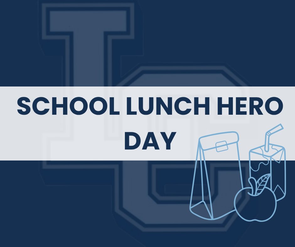 LewisCentralCSD's tweet photo. Happy School Lunch Hero Day! 💙 Today, we celebrate our incredible nutrition services team! Thank you for ensuring our students receive healthy, delicious meals every day.

#InspiringExcellenceLC #LCTitans https://t.co/eprHFC1lHR