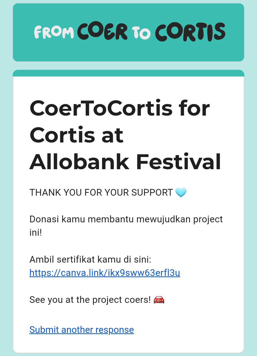 FROM COER TO CORTIS tweet media