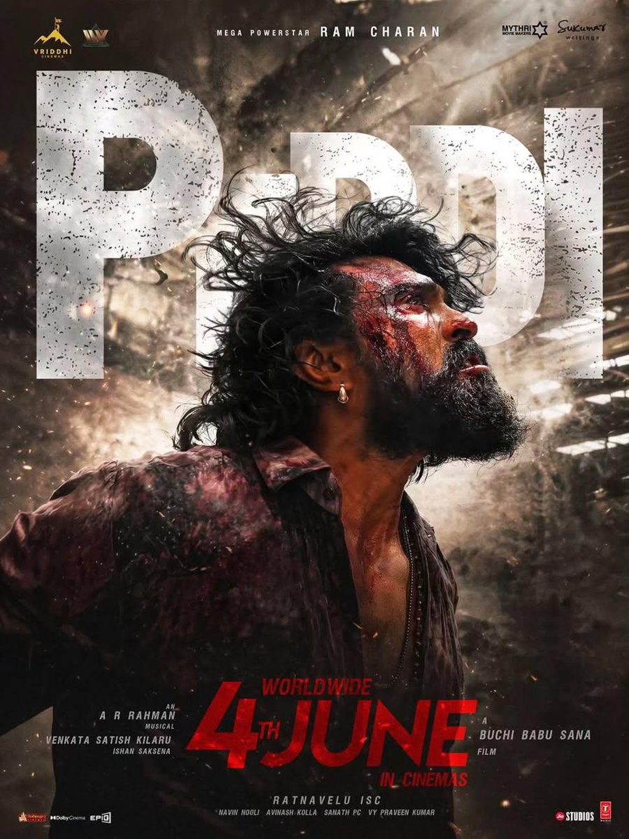 naiduM143's tweet photo. #PeddiOnJune4 
#Peddi
@AlwaysRamCharan 💥💥💥🔥
Grand release on June 4th https://t.co/GMJCtjAZg9