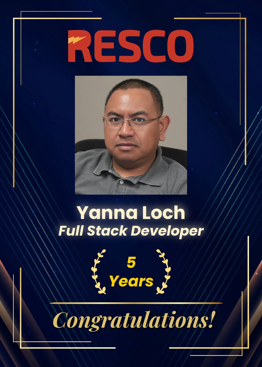 RescoSupply's tweet image. Work Anniversary Milestone

#cooperatives #utilities #RESCO
