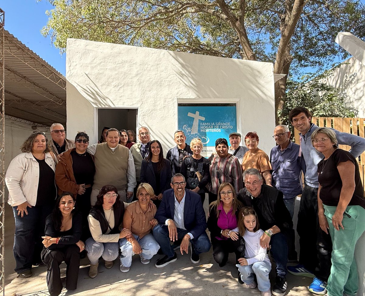 saludmentaladic's tweet photo. Participamos de la Inauguración del Hogar de Cristo en Morteros. En este espacio también funcionará nuestro Centro RAAC y trabajarán de manera articulada, fortaleciendo estrategias territoriales y ampliando la red de contención comunitaria🙌 https://t.co/fFLUiZY0Hx