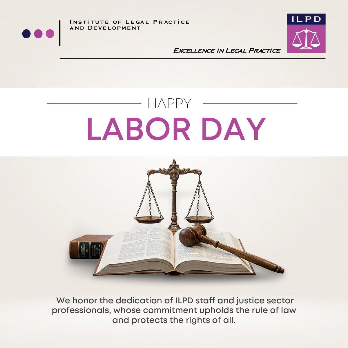Institute of Legal Practice and Development (ILPD) tweet media