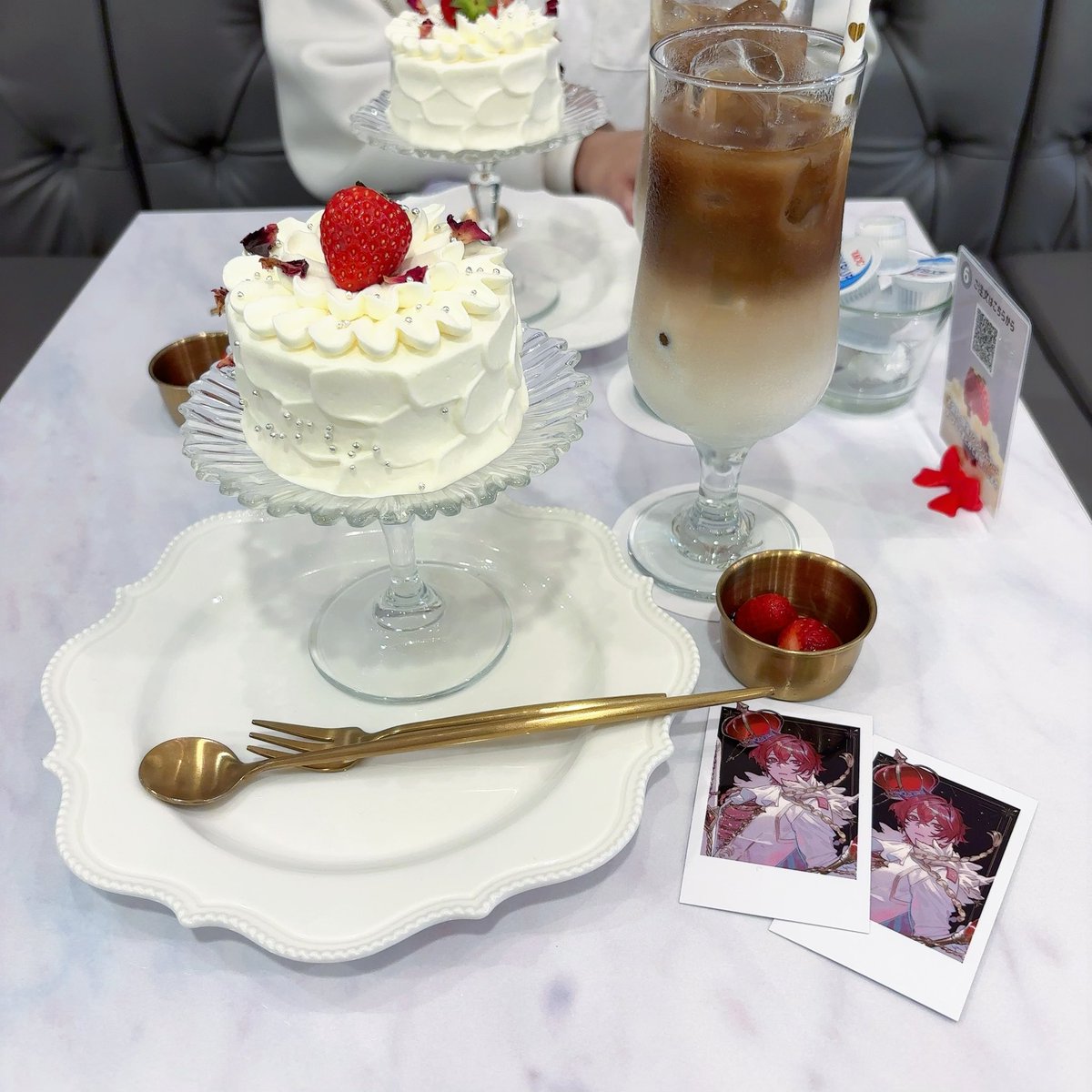 achmxxfr's tweet photo. ずっと行きたかったカフェいってきた🎂⭐チェキに合っててかわいいᴗ̥̥ .̼ ᴗ̥♡♡ https://t.co/eOGyJhAfmy