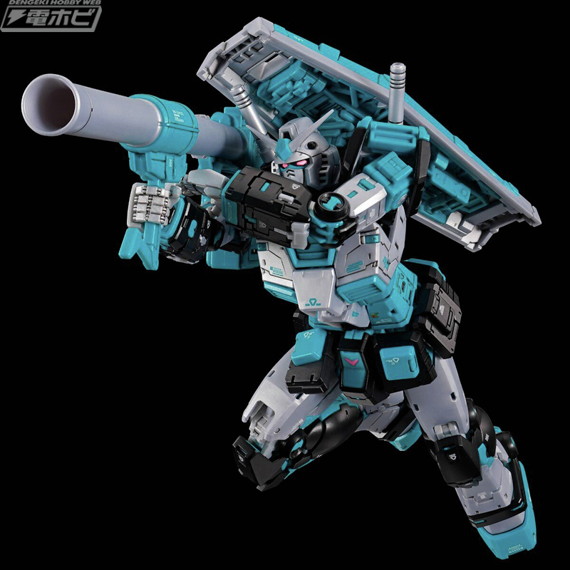 今日の話題】初音ミクをイメージした成形色の「RG 1/144 RX-78-2