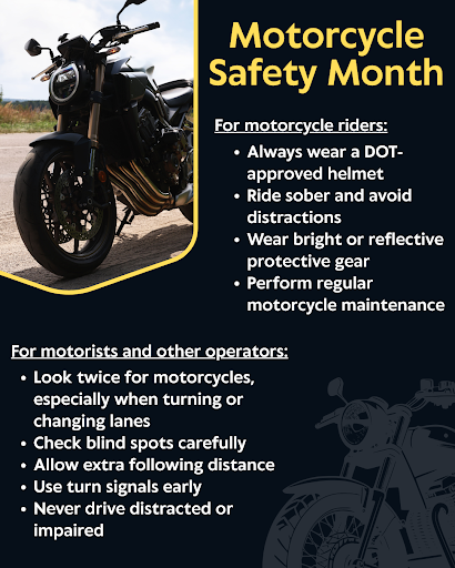 NorthReadingPD's tweet photo. Motorcycle Safety Awareness Month : May is Motorcycle Safety Awareness Month, a national effort to reduce crashes and save lives by reminding drivers and motorcyclists that roadway safety is a… https://t.co/HN8DFqDQ2d https://t.co/6yeZD1jzWc