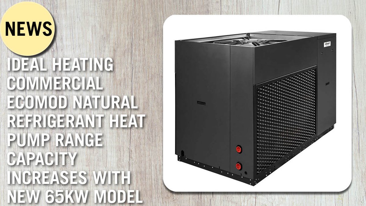 ArchitectsDF's tweet image. Ideal Heating's new 65kW model expands the capacity of their Ecomod natural refrigerant heat pump range! 🌱💨 Discover more: architectsdatafile.co.uk/news/ideal-hea… #Sustainability #HeatPumps #EcoFriendly