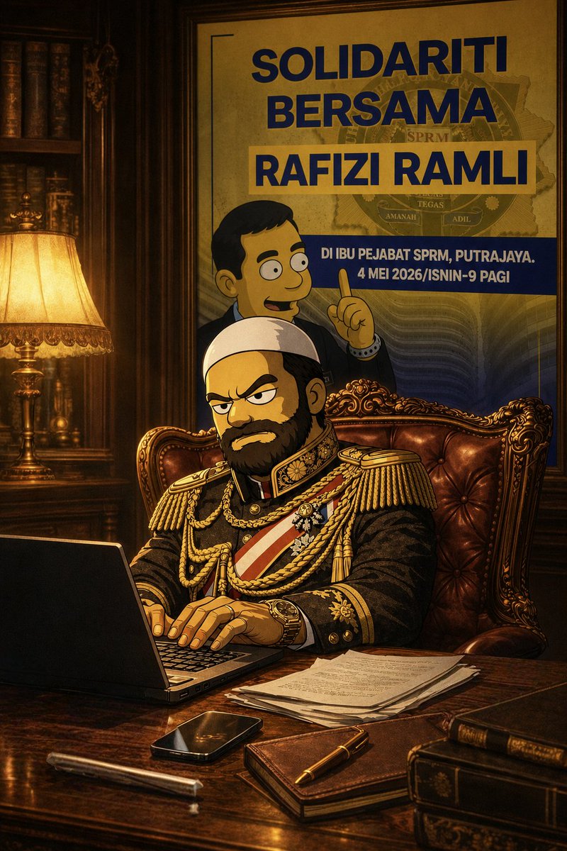 PENGHULU KG. SPRINGFIELD BERSOLIDARITI BERSAMA RAFIZI RAMLI 

Tok baru saja menerima berita bahawa Rafizi Ramli dipanggil SPRM untuk memberi keterangan pada 4 Mei 2026-Isnin ini. 

Nasihat TOK satu saja...

SPRM JANGAN JADI ALAT POLITIK 🫵

Sekian 
#TSR
#TangkapAzamBaki