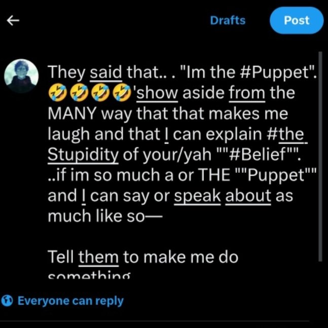 NomDeGuerre77C's tweet image. #TooFunny
 ..niguhz be waiting for me to do EVERYTHING and I can't or am not even allowed to ""#Do°"" anything. Thats how #LowLevel yah' and them puusy niguhz REALLY be, #ItsSad..almost.😑/#LifeIsOverRated.
#theMarchingOfUser

#theSecretSociety/#theUsers:[#SecretsOfSecretSociety]