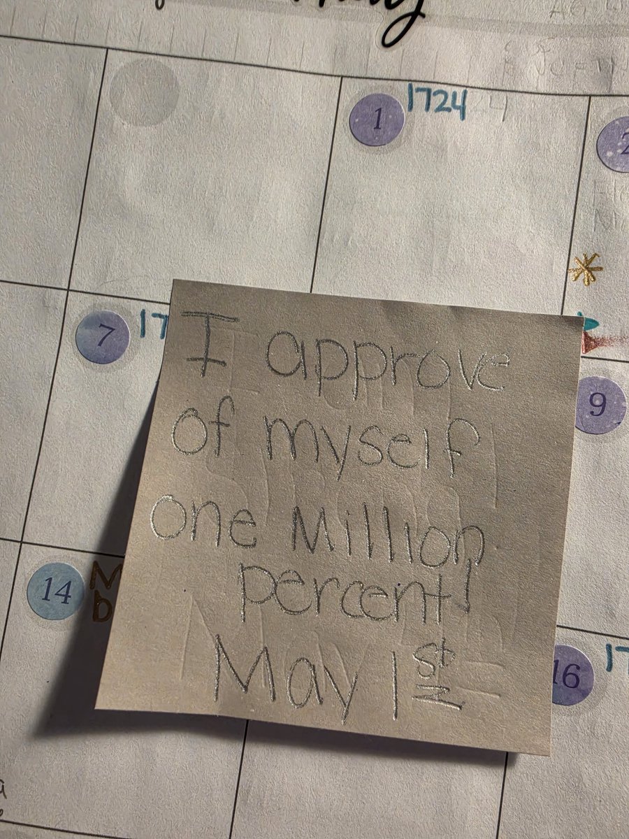 Thiscrazychaot1's tweet image. Daily Affirmation 

#affirmation #Iam #approve #myself