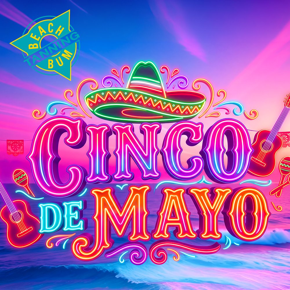 beachbumtanning's tweet photo. Fiesta, siesta, and a tan that says “olé all day” 💃☀️

 Your Cinco de Mayo savings start now: 
1️⃣ $5 Sunbed or Spray Tan
2️⃣ $150 OFF a Year Membership
3️⃣ Buy 10 Visits, Get Another 5 for $5
4️⃣ $50 OFF Lotion Bottles
5️⃣ $5 Select Lotion Packets

🌴 Get Coupons Here: https://t.co/lb8B1AiWPV
📅 Dates of Sale: 5/1–5/5