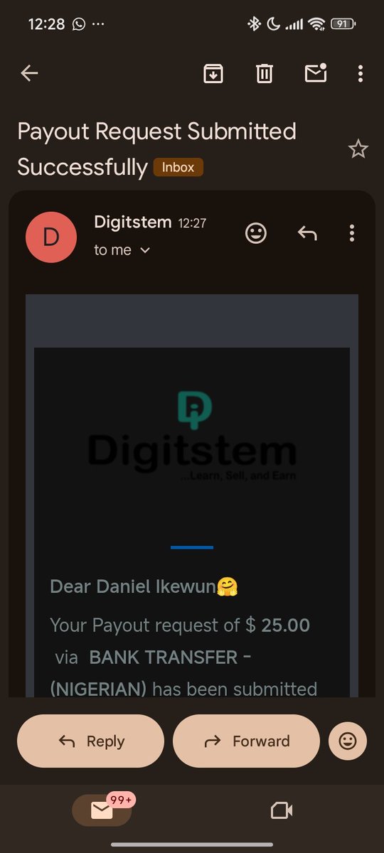 DanielIkew80764's tweet photo. Just a little something to spend on the short holiday thanks to @digitstem 🤭🤏🏾💸💸✨
This isn't about quick money... it's about building something steady that actually pays off over time. 
Life gets busy, things get tough, but showing up consistently makes the difference📍💯 https://t.co/8SI1utwUof