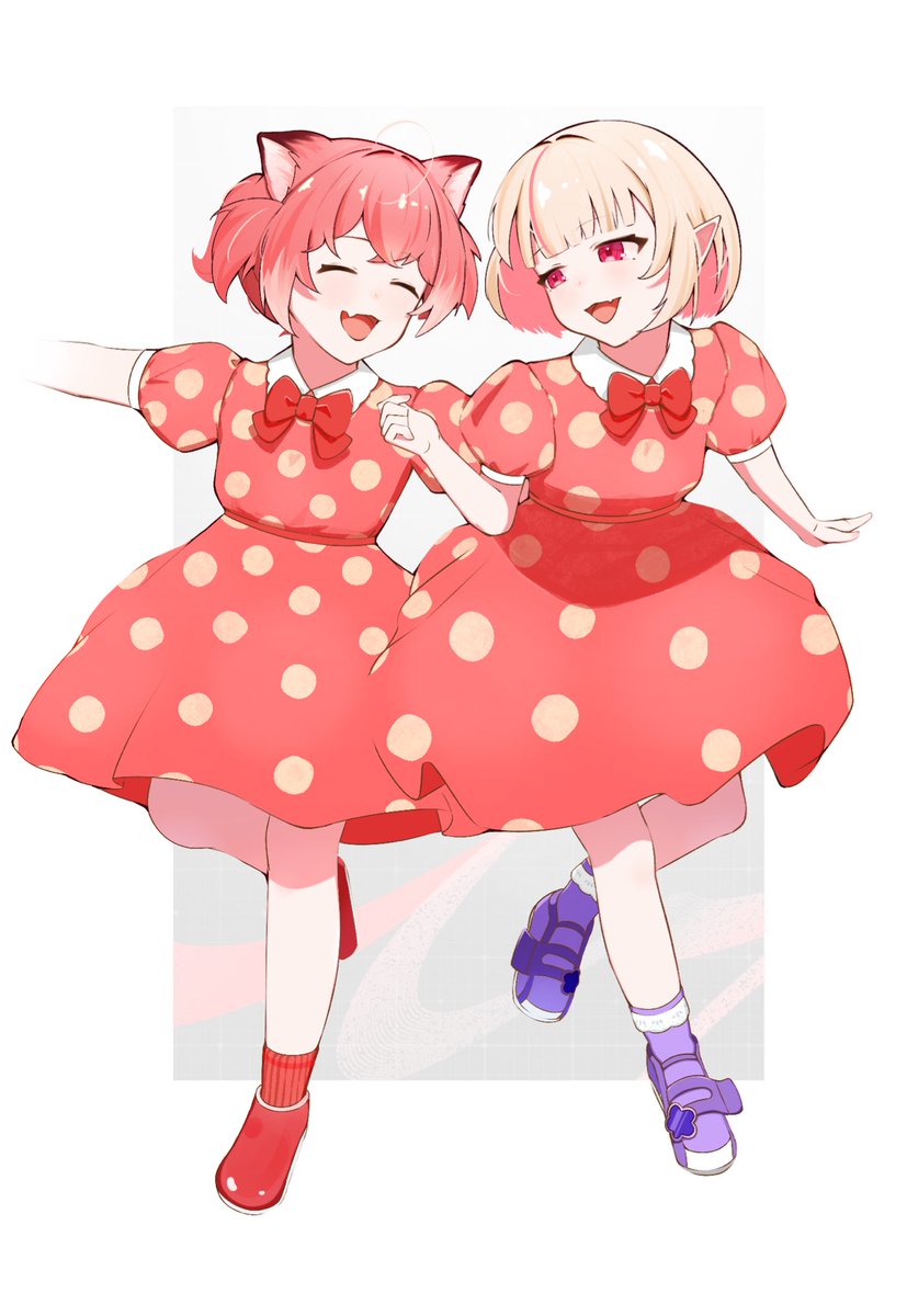 かるびさんとりりむさん描いたよ！
#karunyart
#りりむとおえかき