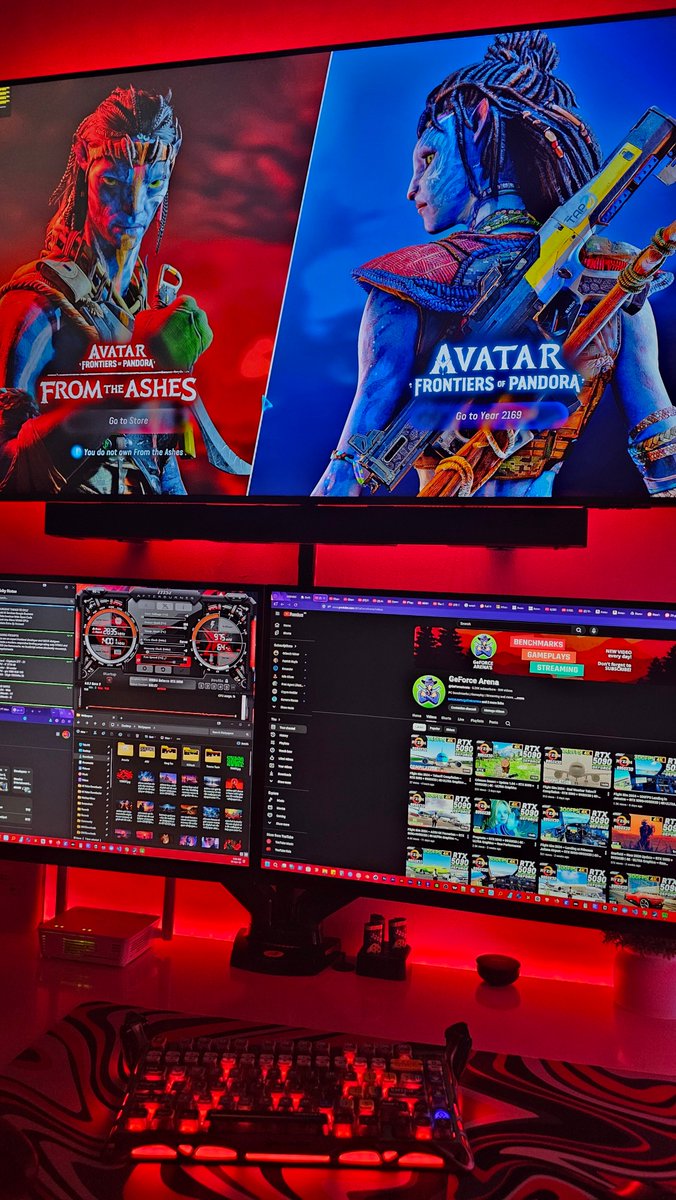 geforcearena's tweet photo. Playing Avatar: Frontiers of Pandora on the RTX 5090🔥

Build Your Dream Gaming PC in Uganda👇
https://t.co/YUTYiUYVYp 

#uganda #geforcearena #kampala #entebbe #kampalauganda https://t.co/G6tEAGw0Q8