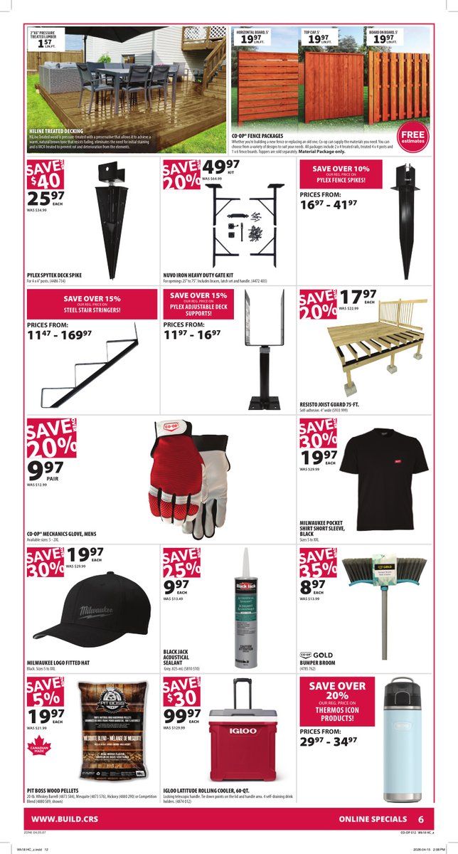 centralabcoop's tweet image. Build it right with top-quality materials at Central Alberta Co-op Home &amp;amp; Farm Centres!

Check out our website for the full flyer: centralalbertaco-op.crs

#CentralAbCoop #HABsFlyer #buildingMaterials
