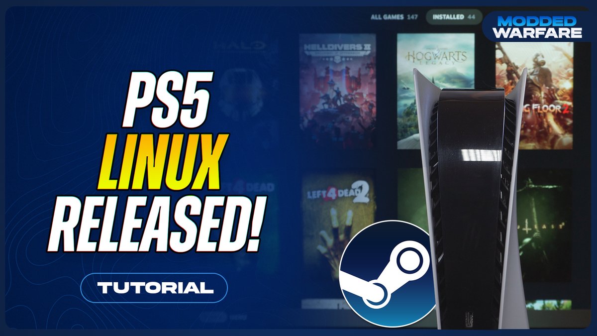 The wait is finally over! We can now run Linux on the PS5 to turn it into a gaming PC/steam machine capable of running PC games, emulators and more! youtu.be/4Iix8SaJtaM