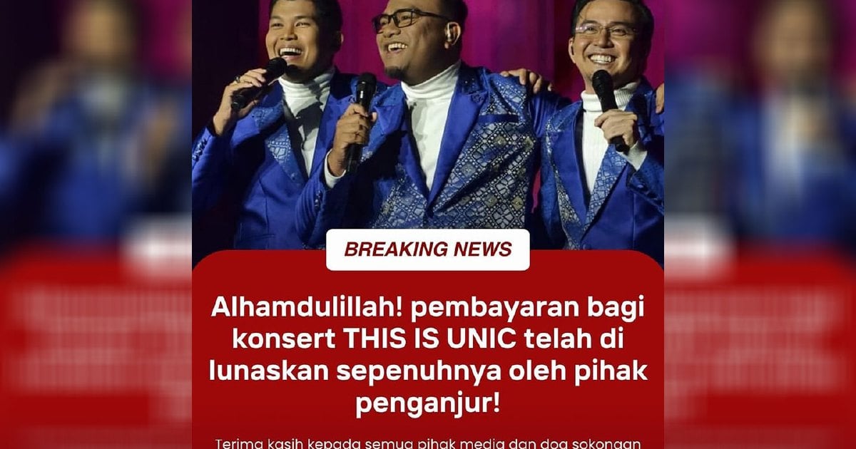 hmetromy's tweet image. #rap Penantian selama lebih empat bulan kumpulan nasyid UNIC berakhir apabila pihak penganjur akhirnya melunaskan sepenuhnya tunggakan bayaran konsert This Is Unic sebanyak RM106,000 kepada mereka.
hmetro.com.my/rap/rapextra/2…