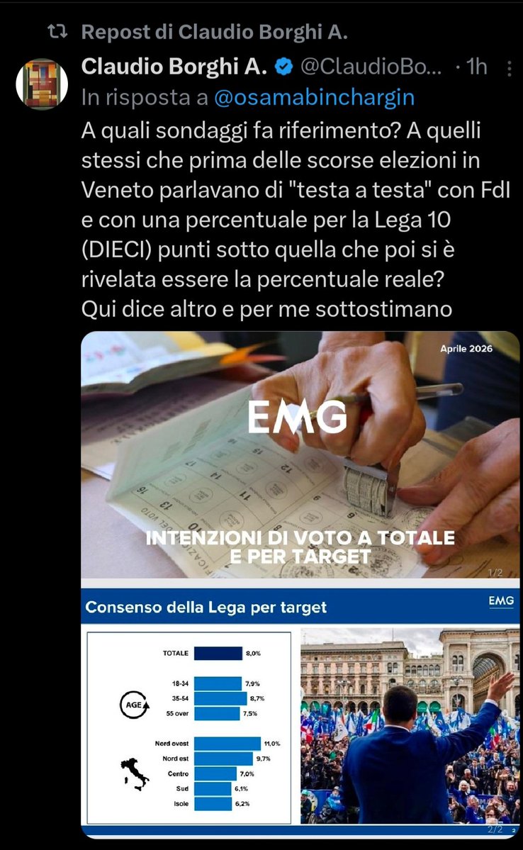parody - Claudio Borghi A. - parody tweet media