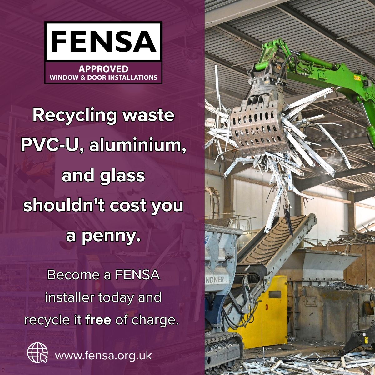 FENSAuk's tweet image. FENSA's free Recycling Scheme is backed by expert support - giving you a compliant, straightforward way to manage waste without added cost or complexity.

Follow the link to find out more: 👇🏼
ow.ly/AkY550YT7uu

#FENSA #Recycling #Sustainability