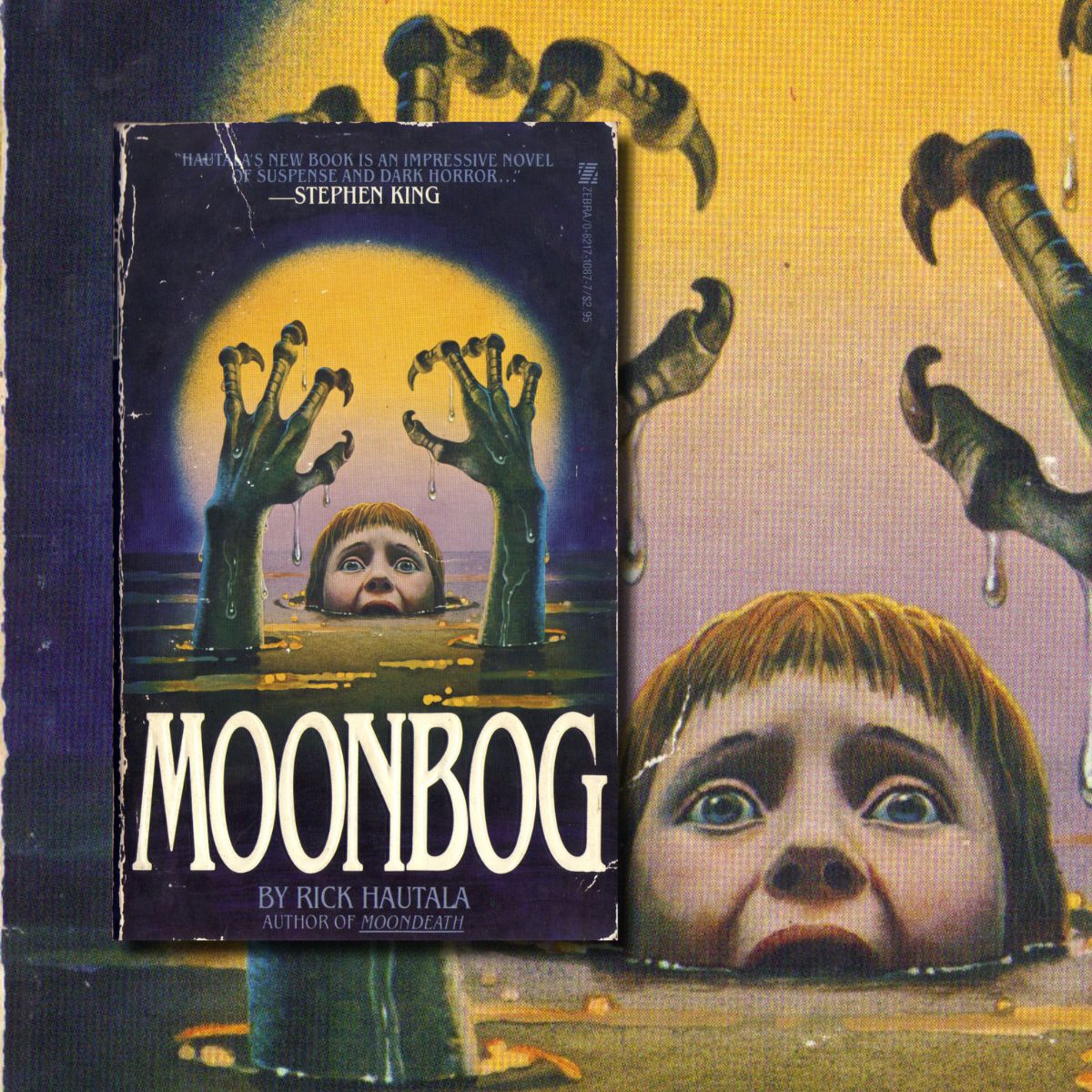 HorrorPaperback's tweet image. The 1982 Zebra Books edition of Moonbog by Rick Hautala.

#horror #horrorart #horrorcommunity #horrorfam