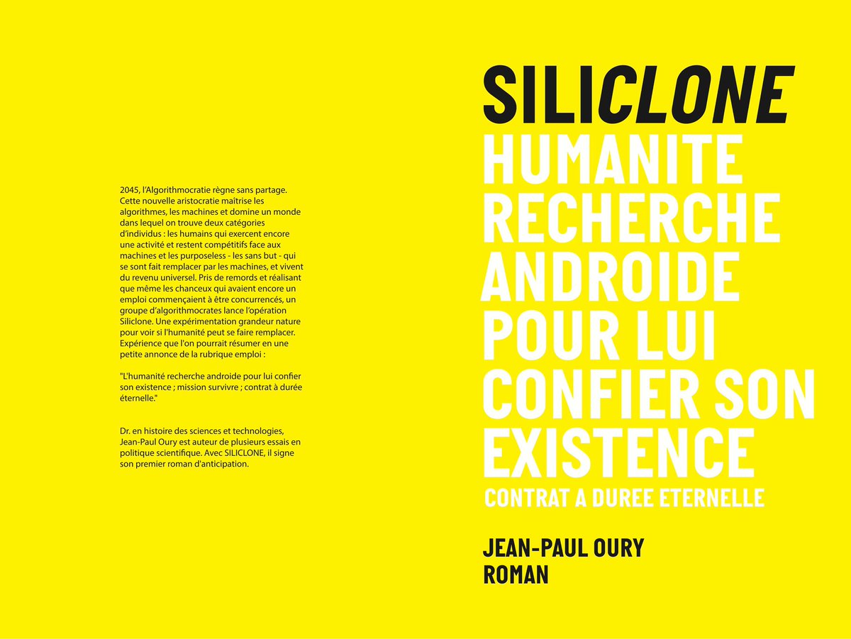 JP_O's tweet photo. Et si à l’occasion du #premiermai, vous vous faisiez remplacer par votre #siliCLONE ? Imaginez votre double androïde capable de tout faire comme vous, se rendant au travail à votre place ? 
Pour en savoir plus mon nouvel opus

https://t.co/anR1iabUpP https://t.co/K03cTGTqXH