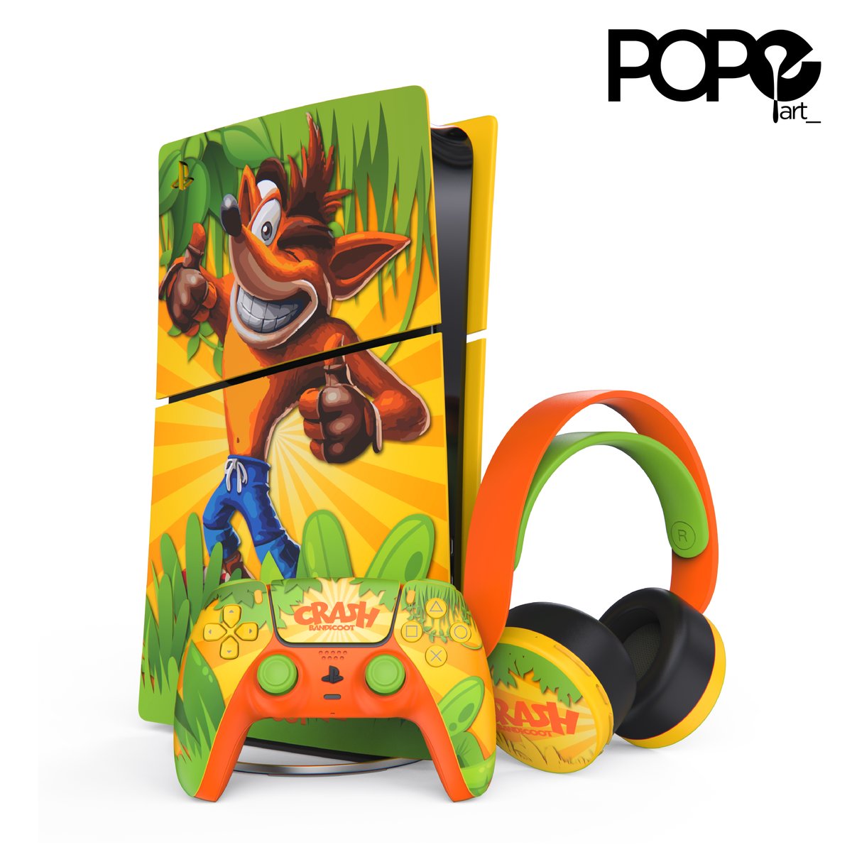 POPeART_'s tweet image. MEET CRASH #fanart part of the POPeART Collection #crashbandicoot @CrashBandicoot #PlayStation #PS5  #PlayStation5