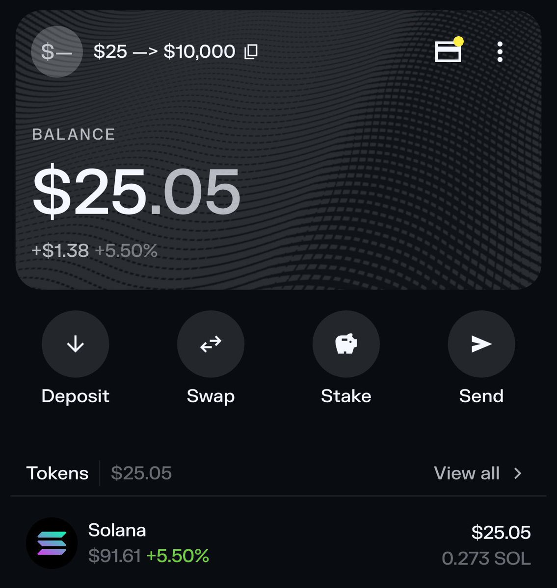 fluffycrypt's tweet image. I am back as promised :)

Time to start the $25 —&amp;gt; $10,000 challenge

Last time it took me about 7 days, will try doing it faster this time

If you want to follow want to follow along, comment below and I’ll send you an invite to the call group

Gonna lock comments in 40 hours