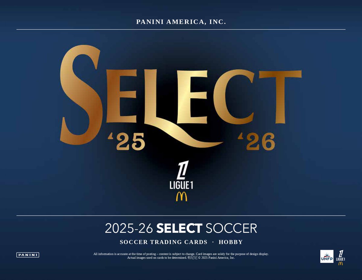 製品情報】 2026年5月20日 発売予定 ⚽ 2025-26 PANINI SELECT LIGUE 1