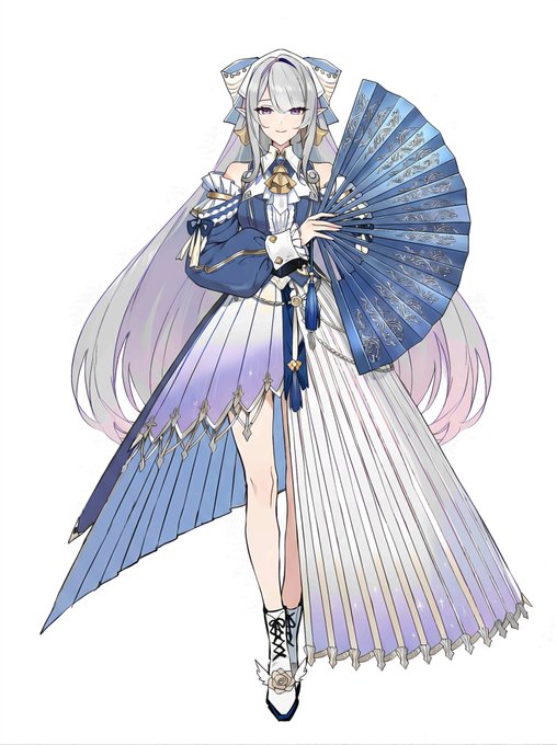 Velina/ZZZ

このキャラコンセプトが不明になってる気がしたのでもうこうした
外務計策局の総務官ならば荒事は表向きしないはず(表向き)
となると風要素も入れるなら優雅な扇は扇でも携行しやすい鉄扇が武器で本編のよりもっとわかりやすくしてスカート扇型にして……とか? デザイン難しいね 
