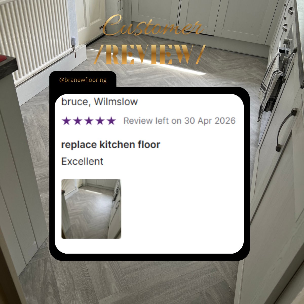 branewflooring's tweet image. ⭐ Feedback Friday ⭐
Another brilliant 5‑star review: “Excellent.”
We appreciate every customer who chooses Branew Flooring.
#FeedbackFriday #5StarReview #BranewFlooring #FlooringExperts #Stockport