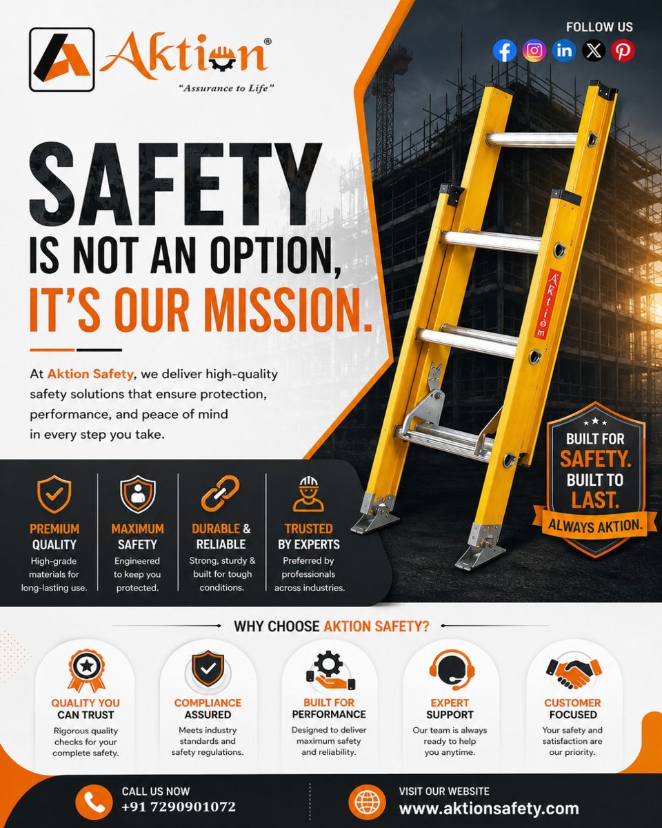 theAktionsafety's tweet image. Safety is not an option—it’s a commitment. 🔶
With Aktion Safety, every product is built to deliver strength, reliability, and protection you can trust. From premium quality materials.

📞 +91 7290901072
🌐 aktionsafety.com

#SafetyFirst #IndustrialSafety #AktionSafety