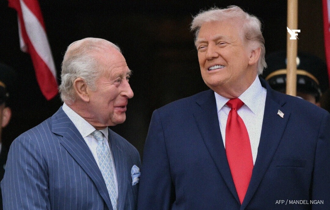 emmanutapsoba's tweet image. " le roi Charles III s’est adressé a #Trump lors du dîner d’État à la #MaisonBlanche, rappelant à Trump qui avait déclaré que sans les #ÉtatsUnis, l'#Europe parlerait allemand, permettez-moi de vous dire que sans les #Britanniques, les #Américains parleraient #Français.