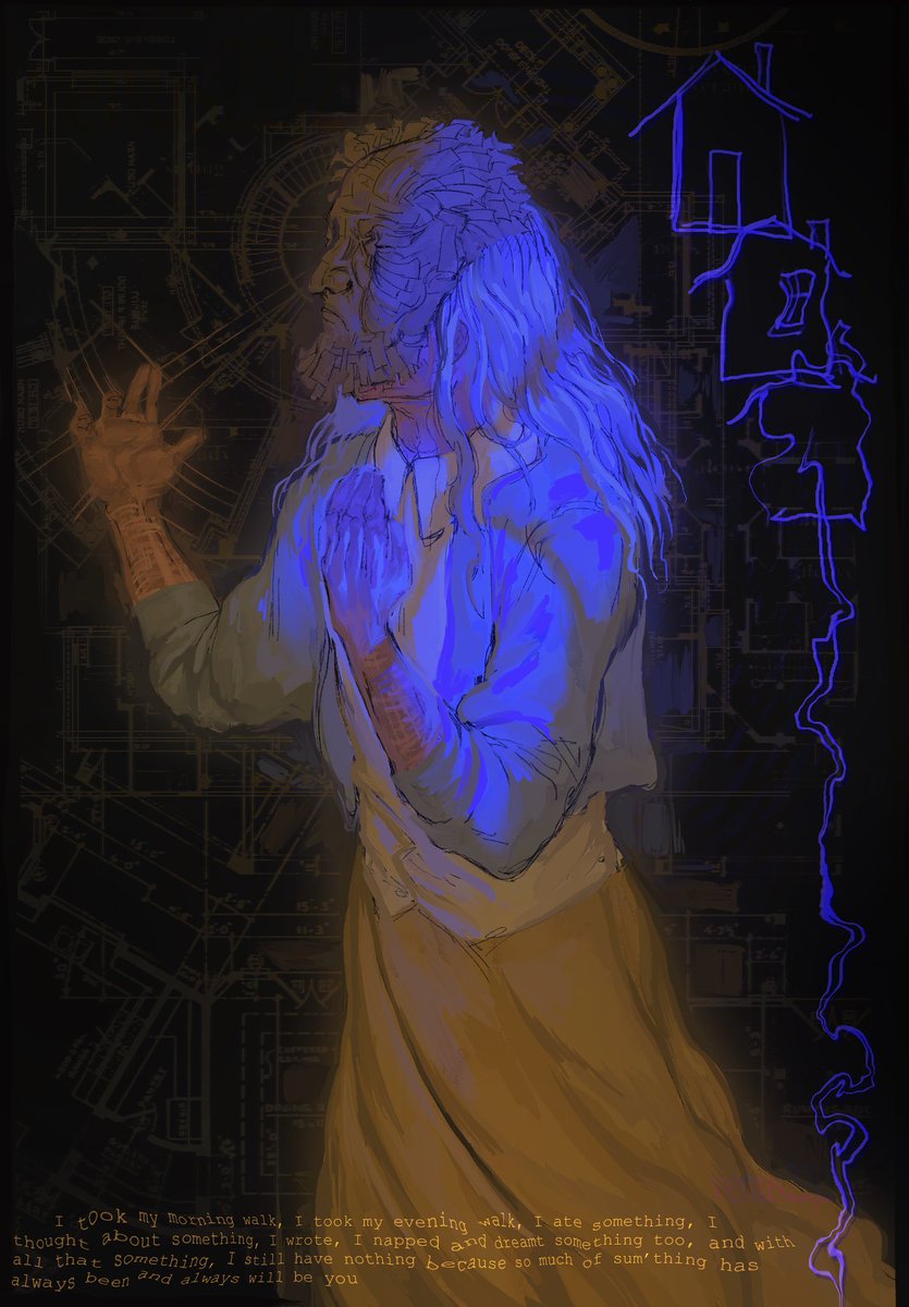 t_novachek's tweet image. my awesome zampano #house of leaves fanart #houseofleaves