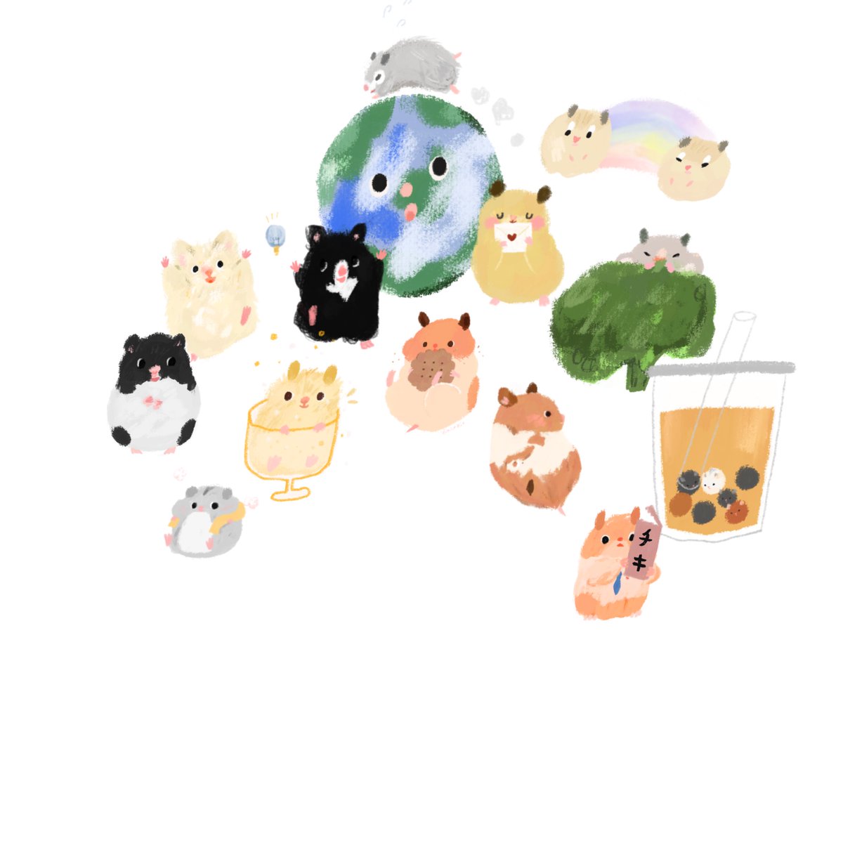 orinpix👩 & めいちゃん🐹 tweet media