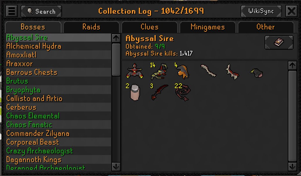 ZestyCec's tweet photo. Green log Abyssal Sire, woo! https://t.co/VAA5pY7ug3
