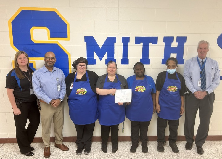 OscarSmithHigh's tweet photo. Here's to our cafeteria Heroes!!  #smithset https://t.co/3Ms8j8nmVD
