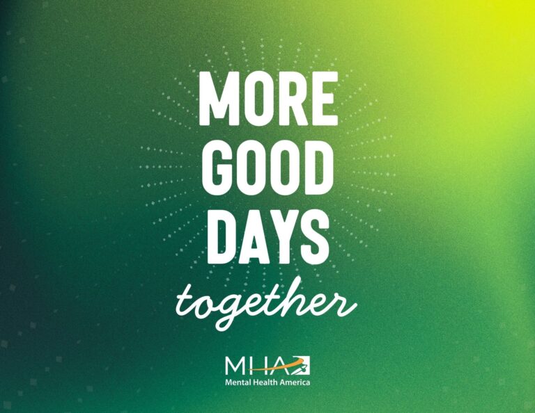 ovcec's tweet photo. Today kicks off Mental Health Awareness month. This year’s theme — More Good Days, Together — encourages us all to reflect on what a “good” day looks like, both for ourselves, and for our communities. Find resources and ways to get involved at https://t.co/YBvfXwv2Kr. https://t.co/80Ie4AnL8y